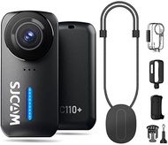 SJCAM C110Plus, 4K POV Pocket Action Camera,170° FOV Video, 6-Axis Stabilization,Mini Body Camera, W