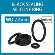 Wire Diameter 2.4mm Outer Diameter 60-210mm Black Wear-Resistant Gasket Corrosion-Resistant Sealing 