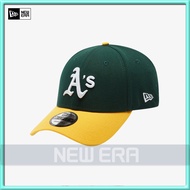 ♧ NEW ERA ♧ MLB Pinch Heater Oakland Athletics Ball Cap Green 12024813 NEWERA CAP Casual Daily Korea Street Style