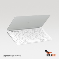 คีย์บอร์ดไร้สาย Logitech Keys-To-Go 2 ULTRA SLIM TH/Eng รับประกัน 1 ปี - Pale Grey
