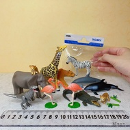 New Product Japanese Capsule Toy Tomy Tomy Toy Bulk Movable Animal Model Flamingo Elephant Giraffe Z