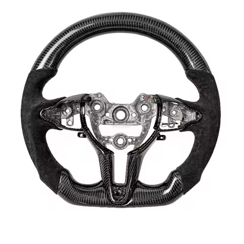 D-shaped Sports Style Carbon Fiber Steering Wheel Suitable for Elantra N I30N I20 N Car Steering Whe