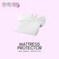 LENAST Mattress protector, white 60x120 cm