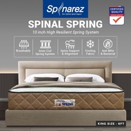 SpinaRez Spinal Spring Tilam Mattress 10 inch Hotel Spec Euro Top Foam Padding + Coconut Fiber + Hig