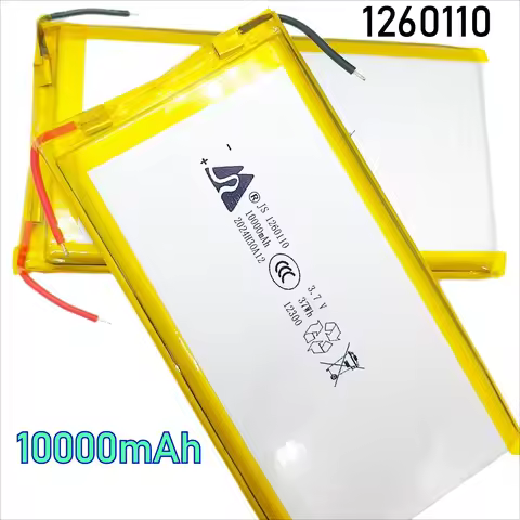 1260110 Battery 10000mAh 3.7V Polymer Lithium Battery for Power Bank GPS Laptop Camping Lights Diy R