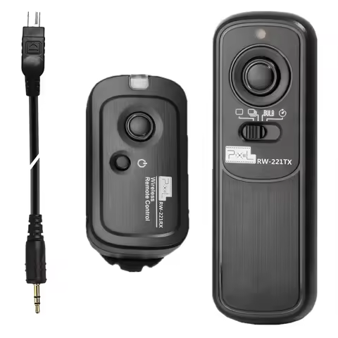 Pixel RW-221 Wireless Remote Commander Shutter Release RW 221 DC2 for Nikon D3100 D5000 D7200 D610 D