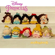 GANTUNGAN Amigurumi Disney Princess keychain | Disney princess keychain | Dynep princess amigurumi k