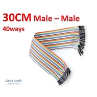 Arduino Jumper Wire 1P-1P 2.54mm Male to Male 30cm 40Ways IoT