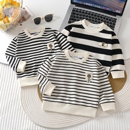 Moo Deng Baby Children's Sweaters Handsome Boy's Outfit Wooden Winter Boys' Long-Sleeved Shirt Cloth