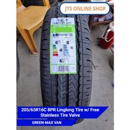 205/65R16C 8PR Linglong Tire GREEN-MAX VAN w/ Free Stainless Tire Valve