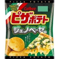 【Direct from Japan】 Calbee Pizza Potato Genovese Flavor 57g x 12 bags