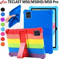 For TECLAST M50/M50 Pro/M50HD 10.1-inch Stand Case Thicken Soft Silicone Shockproof Cover
