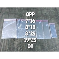 Opp plastic size 8x25 10x25 12x25 14x25 17x25 OPP plastic packaging plastic bread plastic packing pl
