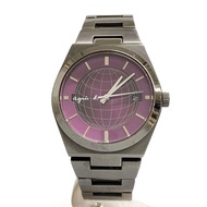 Agnes b. others quartz wrist watch analogues stainless PUP SLV Direct from Japan Secondhand