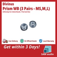 [🎶SG] ELOIT / DIVINUS PRISM WIDE BORE LSR Eartips For 4-6mm Nozzle