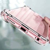 360 Degree Airbag Dropproof Soft Case Compatible For Iphone Xs Max Xr 7 8 Plus 6 6s X 10 7plus 11 12 13 14Promax Anti-Knock Clear Transparent