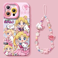 手机壳Cute Girl-Themed Ultra-Thin Fresh Silicone Case For Apple 16, 16 Pro, 15 Pro Max, 16 Max, Anti-Dr