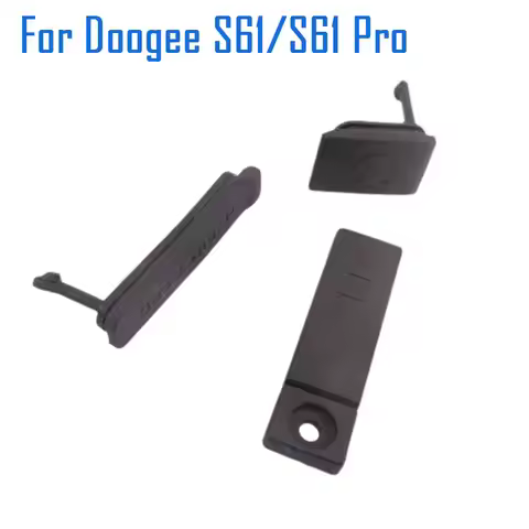 New Original DOOGEE S61 S61 Pro USB Rubber Dust Plug SIM/TF Card Dust Plug Earphone Dust Plug Pats F