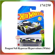 Hot Wheels PEUGEOT 9X8 HYPERCAR / HYPERVOITURE White HW Hotwheels