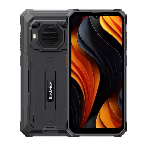 Blackview BV6200 Plus Rugged Phone 11000mAh 6.56'' HD+ Display Octa Core T606 8GB 256GB 16MP Camera 