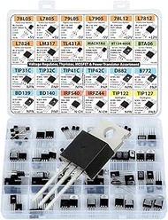 Power Transistor & Voltage Regulator, Mosfet, Thyristor Assortment Kit, 82 pcs, 24 Types, 78L05 L780