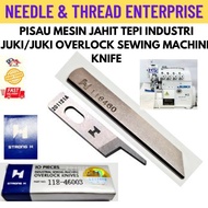 PISAU MESIN JAHIT TEPI INDUSTRI JUKI/JUKI OVERLOCK SEWING MACHINE KNIFE/PISAU MESIN JAHIT/PISAU ATAS