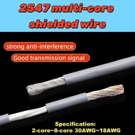 American standard 2547 multi-core shielded wire 2/3/4/6/8-core USB signal cable, audio data cable, a