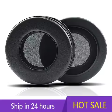 Sheepskin Leather Perforated Ear Pads Round Earpad 70-85MM 90MM 95 100MM 105MM 110MM for Headset Gam