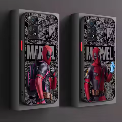 Marvel Funny Comic Deadpool Case for Xiaomi Redmi Note 12 13 Pro 9 9S 12S 10S 11T 10 Pro 11 Pro 9T 1