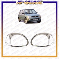 Perodua Kelisa (2001 - 2007) MDM Custom Fit ABS Car Head Lamp Light Headlamp Eye Lid Eyelid Brow Ful