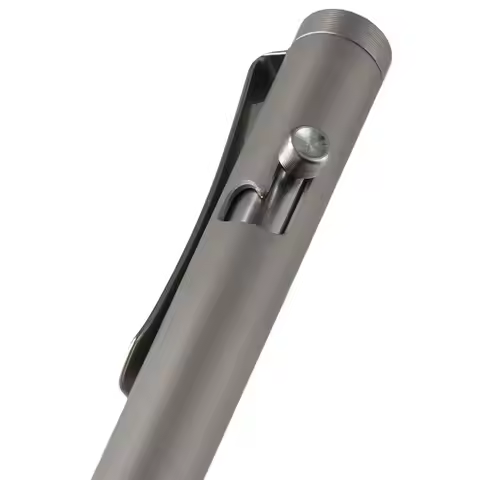 Refillable Titanuim Ballpoint Pen Grey Action Pen Bolt Action Pen Daily Use