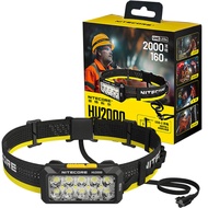 Nitecore HU2000 2000Lumen Primary White Light 6000K Auxiliary Red  High Output Split-Type Work Headl