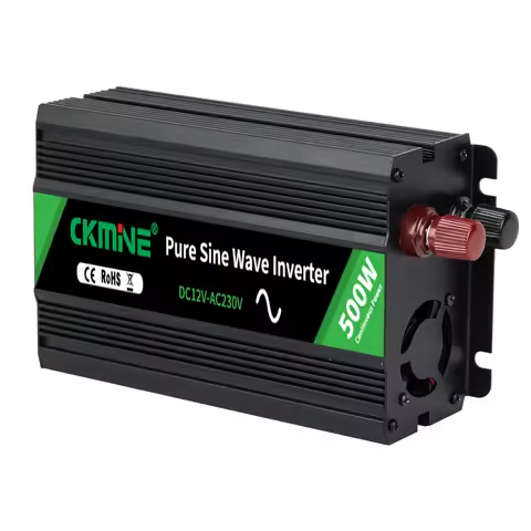 CKMINE 500W Pure Sine Wave Inverter DC 12V 24V 48V To AC 100V 110V 120V 220V 230V 240V Power Convert