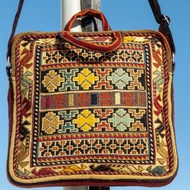 kilim土耳其斜背包 羊毛編織設計側背包 羊毛地毯手提包-伊朗地毯