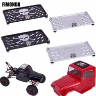 Aluminum Roof Rack with Pulley Bearing for 1/8 1/10 Scale RC Car SCX10 TRX4 Capra Car Shell Decorati