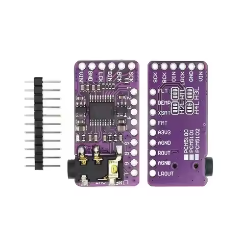 Interface I2S PCM5102A DAC Decoder GY-PCM5102 I2S Player Module For Raspberry Pi pHAT Format Board D