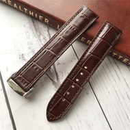 Suitable for Omega Strap Genuine Leather Men's Omega Cowhide Strap Butterfly Pegasus Speedmaster Watch Strap