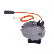{news}10M PU Air Hose Automatic Telescopic Retractable Hose Holder Orange Grey