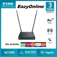 D-LINK DSL-G2452DG VDSL2 / ADSL2+ N300 DUAL BAND WIRELESS AC1200 4 PORT GIGABIT MODEM ROUTER WITH VO