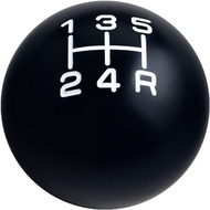 DEWHEL Black/White Inlay Sphere Aluminum 200 Grams Weighted Manual Shift Knob 5 Speed Short Throw Sh