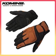 Ready Stock KOMINE GK227 Urban Mesh Glove Full Finger Touch Screen Breathable Riding Gloves