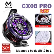MEMO CX08 Pro 23W Mobile Phone Semiconductor Magnetic/ Back-clip Frozen PUBG Game Cooler for IOS And