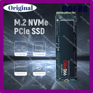BDFBS SSD 4TB M2 Nvme M.2 2280 PCLE 4.0 990Pro 1TB 2TB 8Tb โซลิดสเตทไดรฟ์ภายใน7450MB/S ฮาร์ดดิสก์ HDD สำหรับ Ps5เดสก์ท็อปพีซี/แล็ปท็อปสีเทา