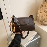 To Casual Portable Baguette Bag Female 2025 All-Match Light Luxury Contrast Color Shoulder Messenger