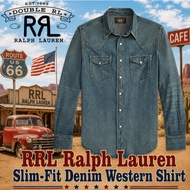 RRL Ralph Lauren Slim-Fit Denim Western Shirt
