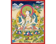 唐卡工藝 尊勝佛母的療癒力量