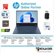 HP VICTUS 15-FB3148AX/ 15-FB3149AX GAMING LAPTOP (RYZEN7-7445HS/16GB RAM/512GB SSD/ RTX 4050 6GB GDD