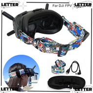 LET Head Strap Adjustable Drone Accessories Graffiti Color For DJI FPV Goggles V2