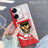 HP Latest REALME C55 Case 2025 Indonesian Motif | Cool Case - Protective Softcase REALME C55hp - Pro
