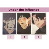 Photocard Under the influence Card manhwa Lezhin Boomtoon BL